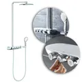 Grohe Duschsystem SmartControl 360 Duo 26250LS0 Moon White mit Thermostatarmatur