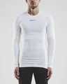 Craft Kompressions-Langarmshirt (enganliegend) Pro Control Unterwäsche weiss Herren, Größe: L
