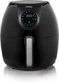 PRINCESS 182050 Digital Familien Heißluftfritteuse 5,2L Aerofryer  Schwarz B114