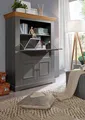 Sekretär 108x152cm Kiefer massiv grau Massivholz NEU OVP!!!