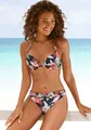 s.Oliver Push-Up-Bikini-Top Marika, bedruckt, schwarz-bedruckt
