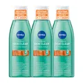 3 x NIVEA Derma Skin Clear Refining Toner 200 ml