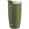 FLSK Edelstahl Thermobecher - Kaffeebecher to go - olive - 500 ml