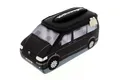 BRISA VW Collection - Volkswagen Neopren Universal-Schmink-Kosmetik-Kultur-Reise-Apotheke-Tasche-Beutel im T5 Bulli Bus Design (Schwarz/Groß)