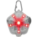 RUFFWEAR LED Sicherheitslicht für Hunde, 3 Farben und 3 Leuchtmodi, Wasserdicht, Wiederaufladbar, Durchsichtig, The Beacon