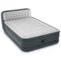 Intex Luftbett, Luftbett mit integrierter Luftpumpe 152 cm x 236 cm x 86 cm