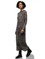 Street One Damen Mesh-Plissée Kleid