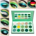 Lidschatten Palette Grüne Matt Glitzer, Avocado-Green Eyeshadow Palette Makeup H