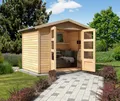 Karibu Gartenhaus Karibu Gartenhaus Amberg, 19 mm, 272 x 282 cm, Typ 4, natur