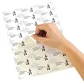 192 Adressetiketten 70 x 36 mm selbstklebend Etiketten Internetmarke 70x36 A4