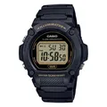 Herrenuhr CASIO W-219H-1A2VCF Silikon Schwarz Chrono Alarm Sub 50mt