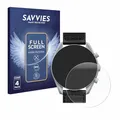 Savvies 4 Stück Full-Screen Schutzfolie für Omega x Swatch Speedmaster Moonswatch Full-Cover Displayschutz-Folie [3D Curved, Transparent]