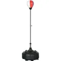 SPORTNOW Punchingball Stahl Kunstleder Rot Schwarz Ø48 x 147-165H cm
