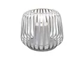 Candela Lights LED Solar Laterne für Aussen & Innen Metall | Dämmerungsautomatik | Timer | LED Kerze wetterfest & Akku | Outdoor Gartenlaterne (White, 17x20cm)