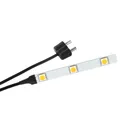 Krippen-/Puppenstuben-Beleuchtung, 3er LED-Modul 75x7mm, mit Kabel/Stecker, 3,5V