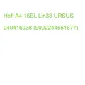 Heft LIN40 A4 16 Blatt 80g qm 5mm kariert mit Umrandung STAUFEN STYLE 040416038