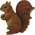 Esschert Design Eichhörnchen L Braun stehend 19 cm - Polyresin