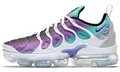 Nike Herren Air Vapormax Plus Sneaker, White/Fierce Purple-Aurora Green-Black, 41 EU