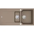 Franke Spüle URBAN UBG 651 in CASHMERE inkl. Abtropfbecken / Ausschnittmaß 980 x 480 mm / Granitspüle - Beige