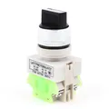 sourcing map On-OFF-ON DPST 3 Position Stellung Dreh auswählen Wahltaster 660VAC 10A