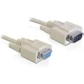 Delock Verlängerungskabel seriel DB9 St.-Bu. 2m (2 m, VGA) (84064)