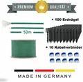 Zubehör Reparatur-Set Mähroboter 50m Begrenzungskabel 10x Verbinder 100x Haken