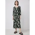 STREET ONE STUDIO Midikleid mit allover Blumenprint grün 38 EU