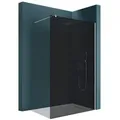 Mai & Mai Duschwand für Dusche Duschabtrennung ESG-Sicherheitsglas mit NANO Glas Br02 110 cm