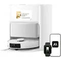 MOVA P50 Pro Ultra Saugroboter mit Wischfunktion, 19.000 Pa Saugkraft, 75 °C Heißwasser-Moppwäsche, automatische Reinigung, automatische Entleerung - Weiß