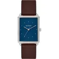 SKAGEN Quarzuhr HAGEN SKW6930, Armbanduhr, Damenuhr, Herrenuhr, Lederarmband, analog braun