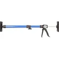 Teleskop-Montagestütze kurz 50 - 115 cm blau/schwarz, Einhand bis 30 kg