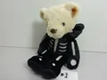 Steiff Mr. Bones  114168 Halloween 34cm Skelett Knochenmann Bär Teddy Kapuze