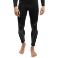 Gomati Thermohose Herren Ski Thermo Unterhosen Seamless schnelltrocknend grau|schwarz L / XL