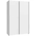 FORTE Schwebetürenschrank Schach&Matt 120 x 190 cm Dekor Weiß