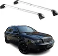 Dachträger für Audi A4 B5 B6 B7 Avant 1995-2008 5 tür 100kg Alu Silber 2x ABE