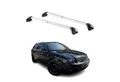 OMAC Dachträger für Audi A4 Avant B5-B6-B7 1995-2008 5 türig Alu Silber 2 tlg ABE (2-St), Wasserbeständig,Abnehmbar,Multifunktional,Leichtgewichtig