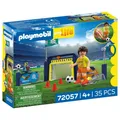 Playmobil My Life Fußball Trainingsstation Set Tor & Spieler Ab 4+