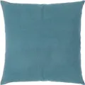 Dekokissen PAD "LEDA", blau (blau, unifarben), B:40cm L:40cm, Baumwolle, Dekokissen_Sitzkissen_Kissenhüllen, Made in Europe, Kissenhülle ohne Füllung, 1 Stück