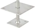 I-Pfostenträger zum Aufschrauben verstellbar 30-150 mm 150x150 mm galv. verzinkt
