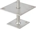 Verzinkte Pfostenhalterung 130 x 130 mm GAH-Alberts 218119 W203