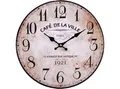 LB H&F Lilienburg Wanduhr Vintage Wanduhr lautlos ohne Tickgeräusche Küchenuhr KEIN Ticken (geräuschlos, Küche, Wohnzimmer, Schlafzimmer, Shabby Design modern)