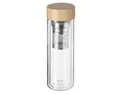 Secret de Gourmet Kanne Doppelwandiger Aufguss, Bambusdeckel, 400 ml, 0.4 l, (einzeln)