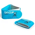 Goodymax 2 x Skihalter SkiClip für Langlauf Nordic Racing Ski Klettband Klettverschluss Klip Fix Halter Band Riemen