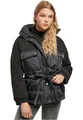 Urban Classics Ladies Sherpa Mix Puffer Jacket Black 4XL