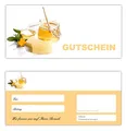 50 Geschenkgutscheine (Honig-666) - Ein schönes Produkt für Ihre Kunden Gutscheine Gutscheinkarten für Bereiche wie Gastronomie, Restaurant, Weinhandel, Getränkehandel, Freizeit, Wellness, Feier, Geschenk, Gaststätte und vieles mehr