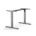elektrisch höhenverstellbares Tischgestell RAL 9006 Weißalum. mit Schnellmontage