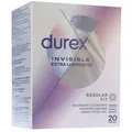 Invisible Extra Lubricated Kondome - Variante: 20 ks