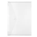 HERLITZ DOKUMENTENTASCHE A4 TRANSPARENT GLASKLAR DOKUMENTEN-TASCHE NEU