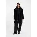 BOSS ORANGE Kurzmantel Catedy Premium Damenmode aus softem Teddy, Relaxed Fit schwarz M (38)