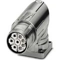 Phoenix Contact M23 Rechts abgewinkelt Steckbuchse Rundsteckverbinder M23, 8 Pole, Crimp (1628488)